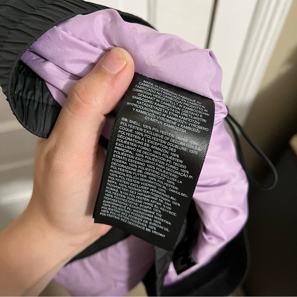 The North Face Black Purple Hydrenaline Mini Skirt Medium V - Picture 7 of 9